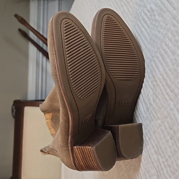 Ugg Womens Kingsburg Ankle Boots Booties Coffee Grounds Size 9 - Picture 7 of 9